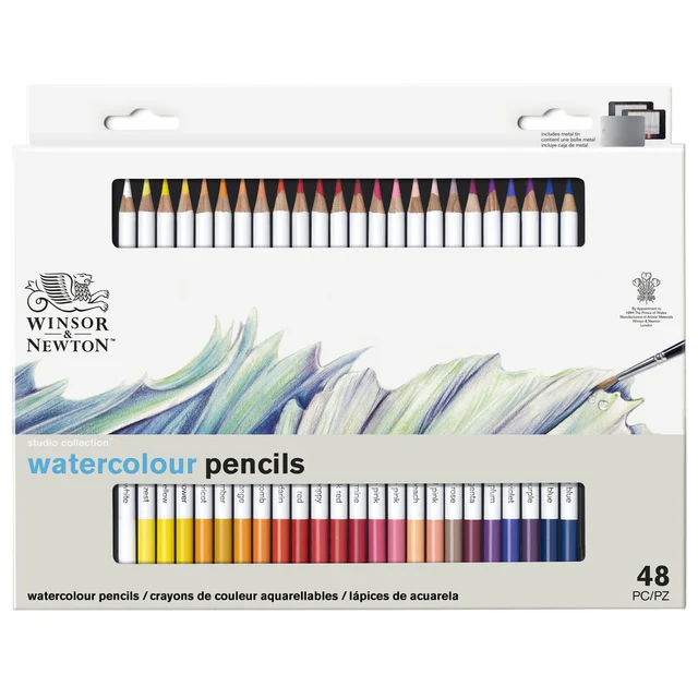 Estuche Lápices Acuarelables Winsor & Newton 48 Colores Art.-Nr. 0490057