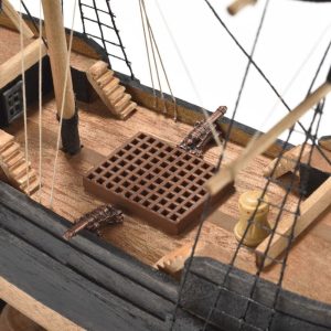 maqueta barco pirata detalle