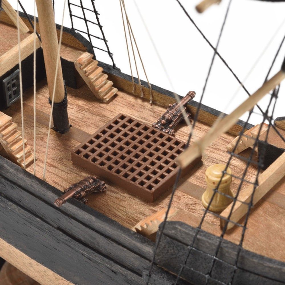 maqueta barco pirata detalle