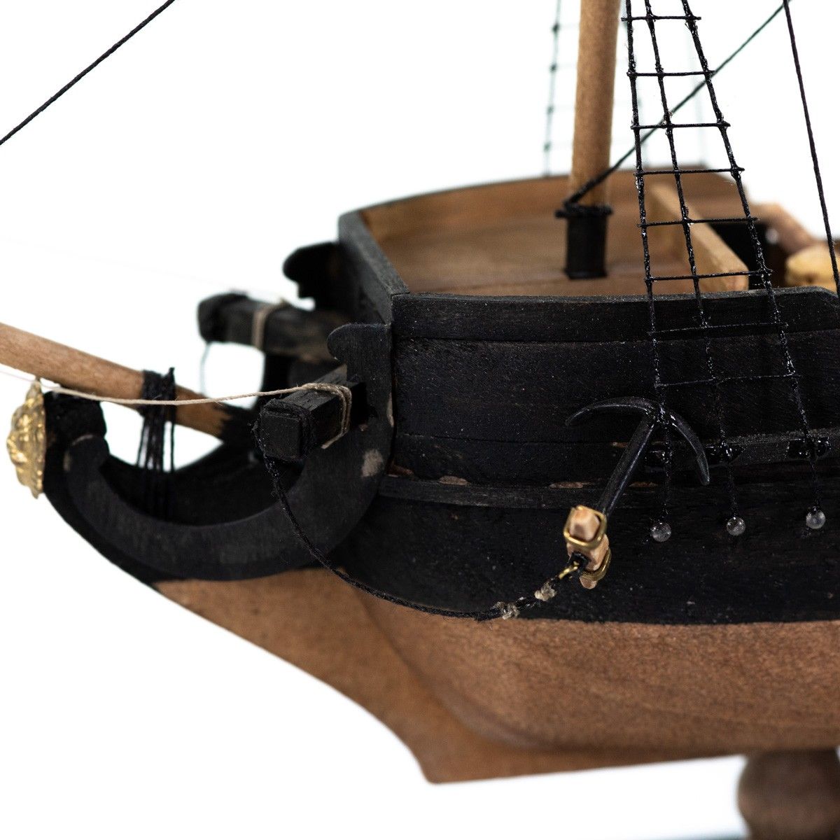 maqueta barco pirata detalle