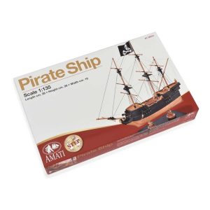 maqueta barco pirata caja