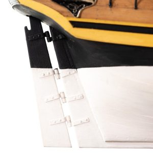 maqueta barco HMS Bounty detalle