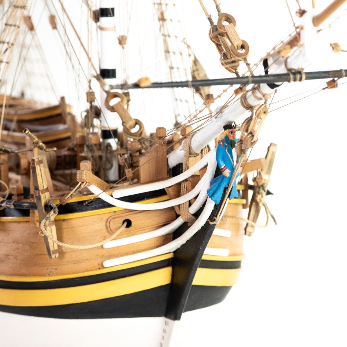 maqueta barco HMS Bounty detalle