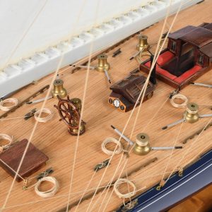 maqueta velero Endeavour detalle