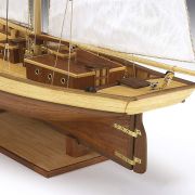 maqueta barco goleta detalle