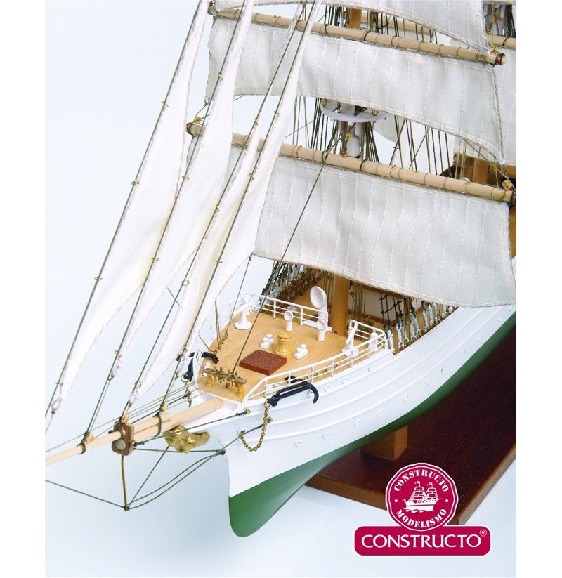 maqueta barco Galatea detalle