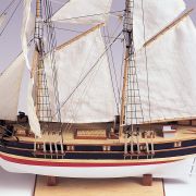maqueta goleta St. Helena detalle
