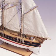 maqueta goleta St. Helena detalle