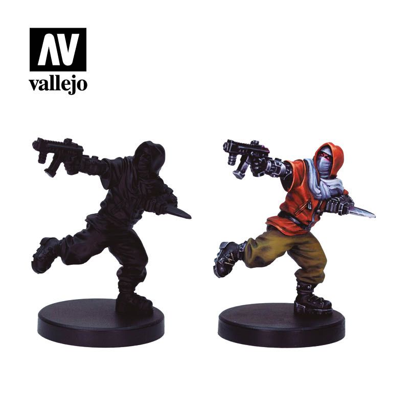 set pinturas Vallejo Combat Zone figura