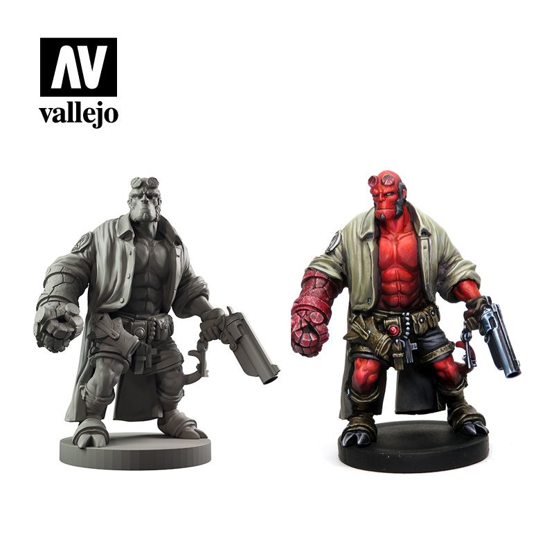 set pinturas Vallejo Hellboy figura