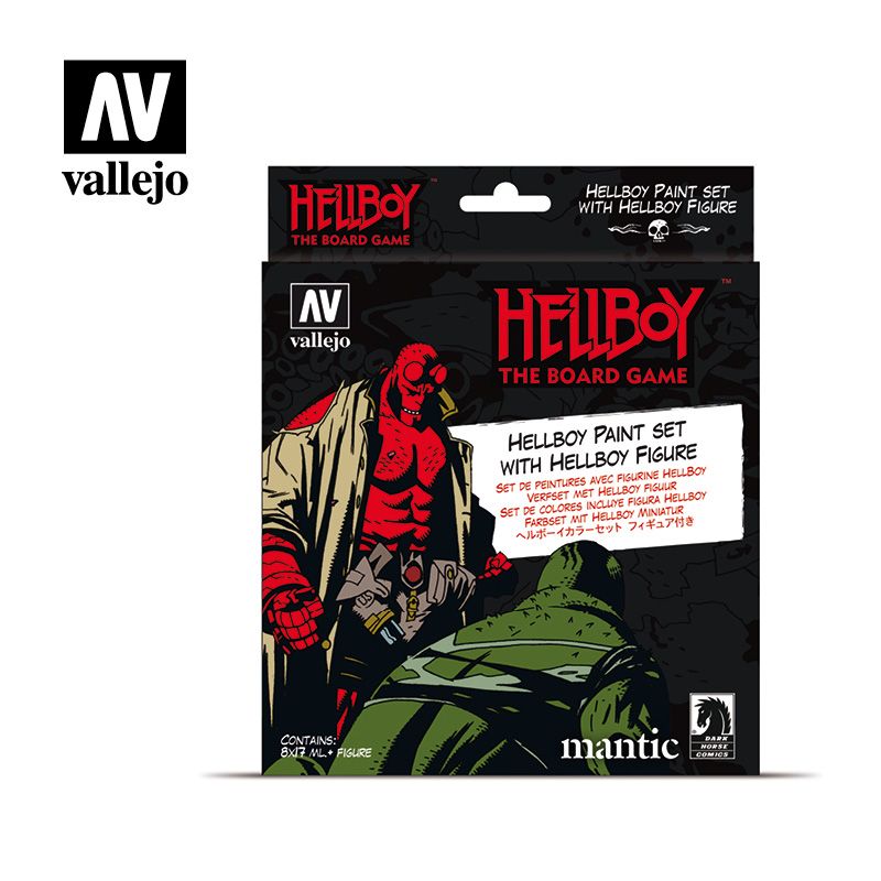 set pinturas Vallejo Hellboy portada