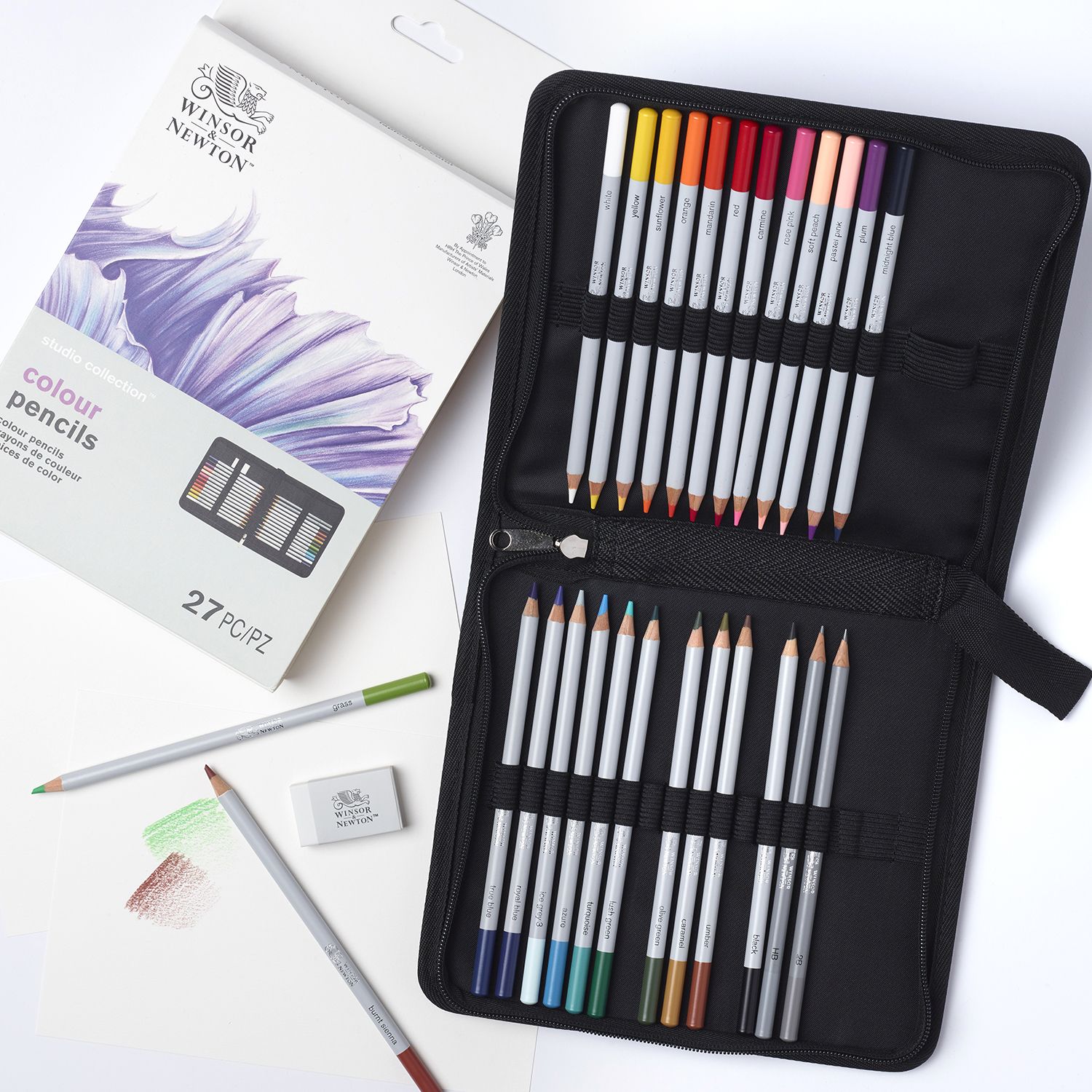 estuche lápices 24 colores
