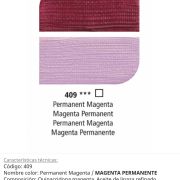 Pintura óleo Permament Magenta/ Magenta Permanente, 409, 38 ml , Graduate Oil, Daler Rowney