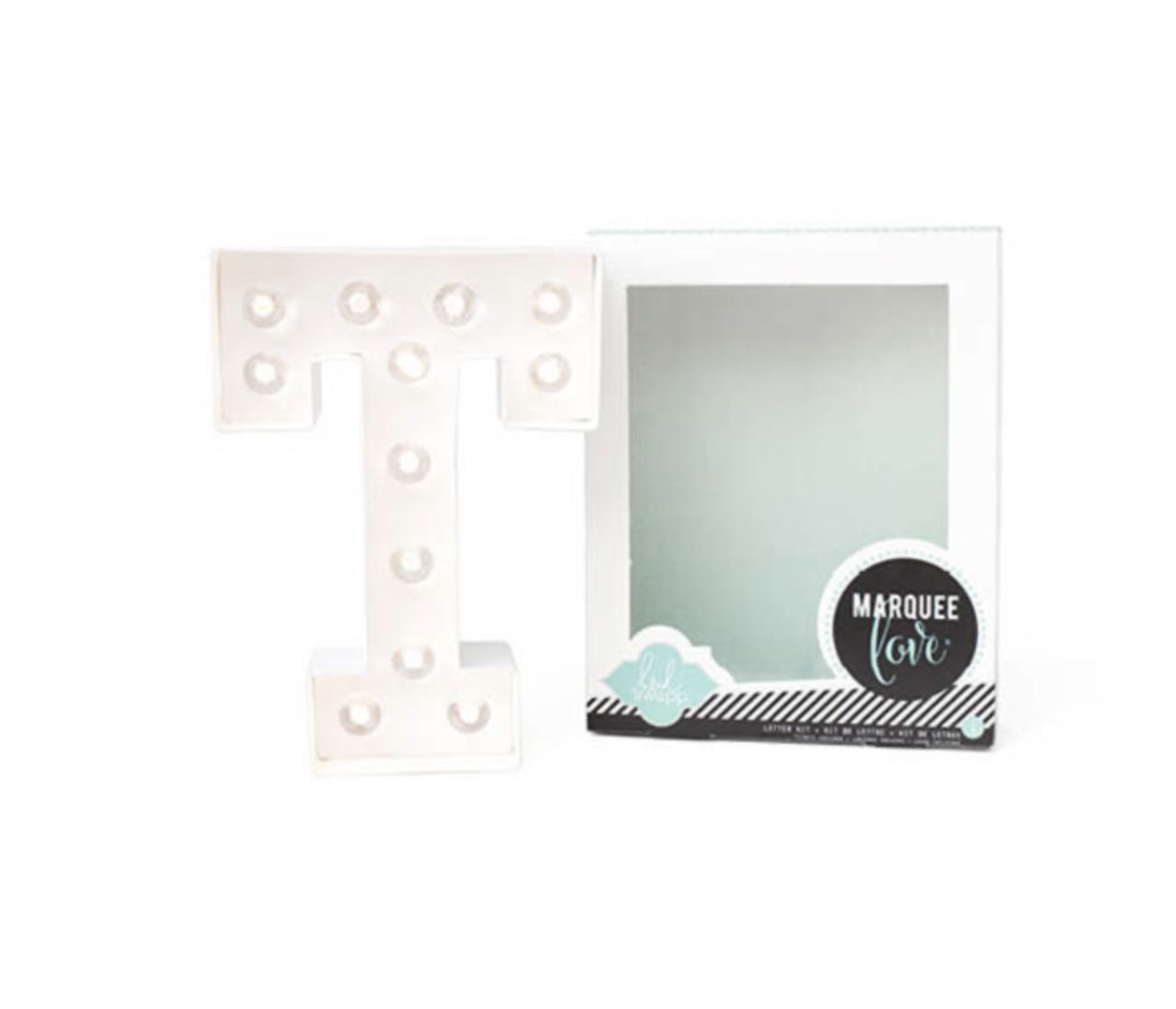 Letra con luz Marquee Love «T» Art.-Nr. 369099