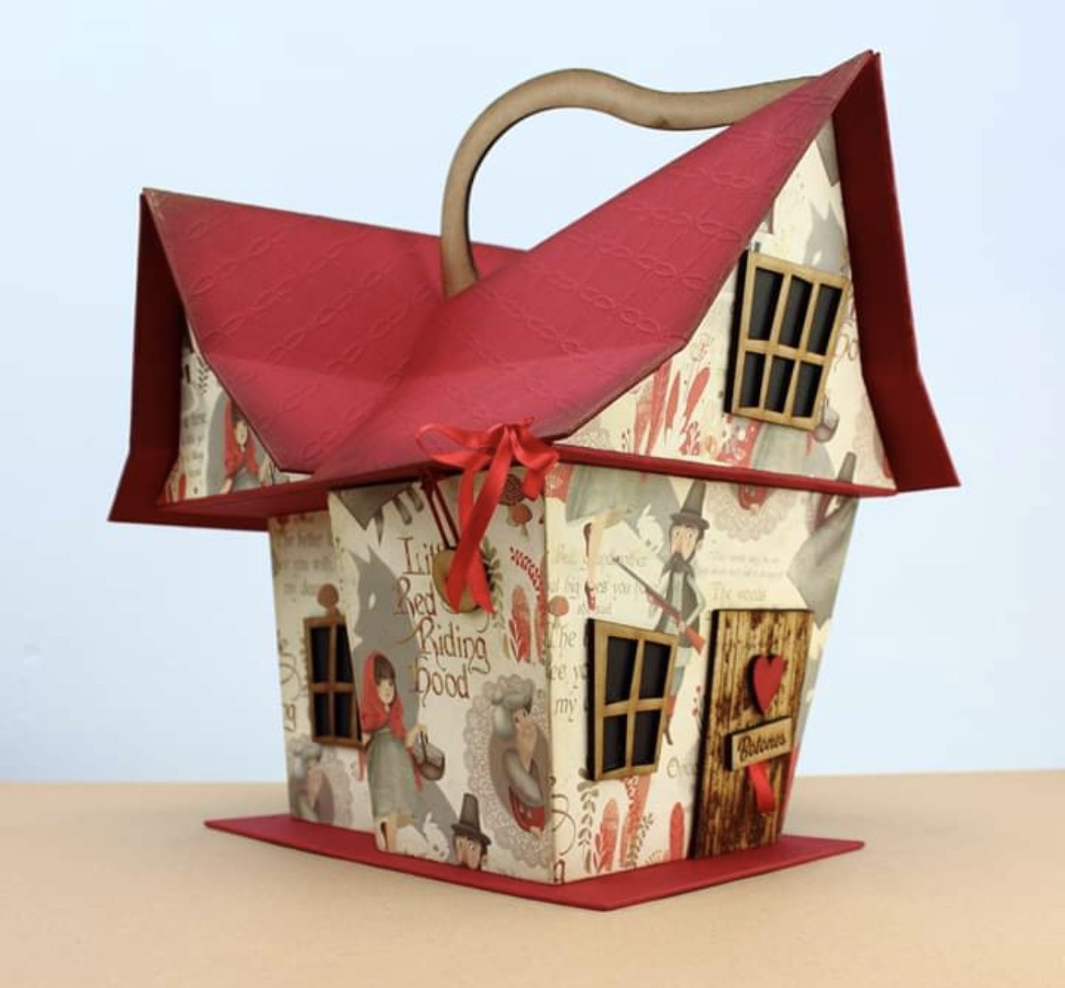 Papel decoupage KARTOS, Caperucita Roja, 70 x 100