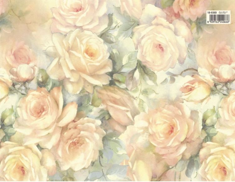 Papel KARTOS, Rose Sfumat, 70 x 100, 6069