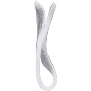 100 Tiras Papel Quilling 5mm Surtido blanco