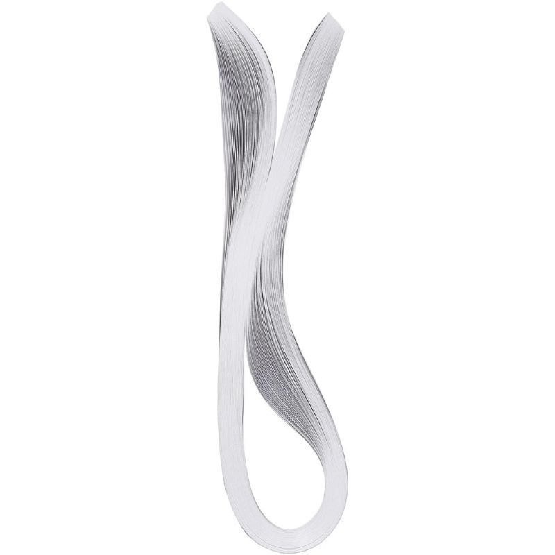 100 Tiras Papel Quilling 5mm Surtido blanco