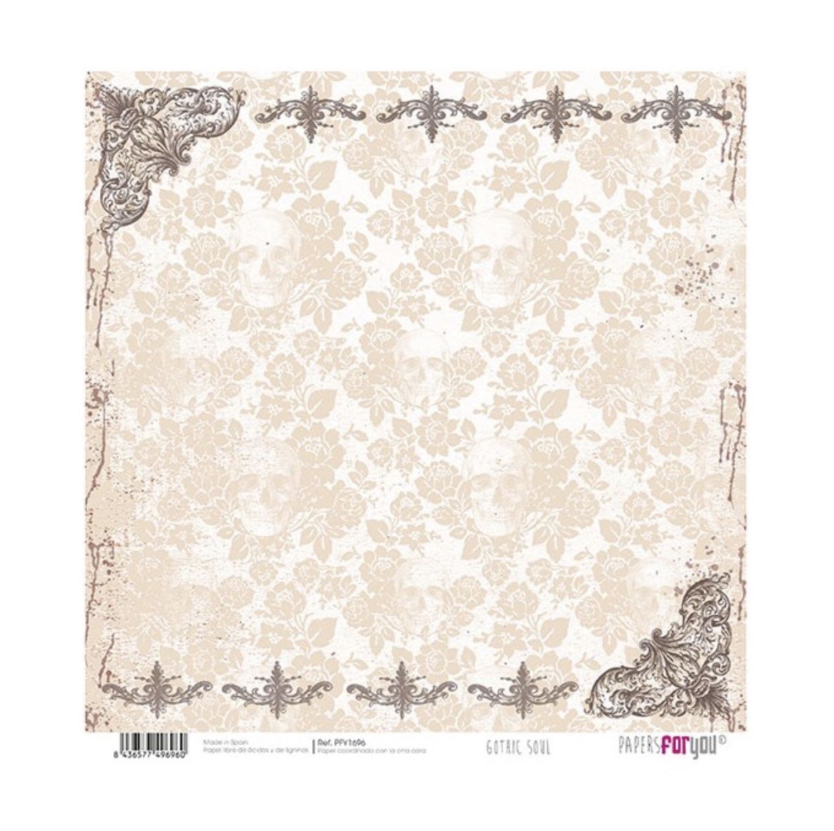 Colección scrap Gothic Soul Collection, papersforyou, 30 x 30 ,
