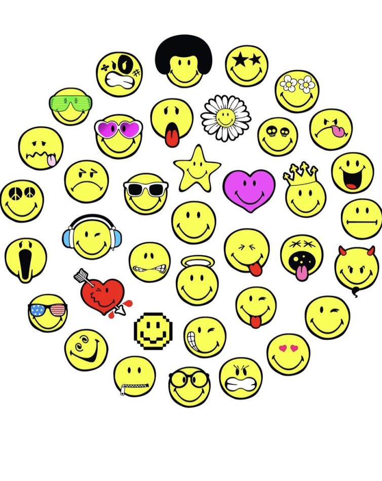 Sellos emoticonos , smiley