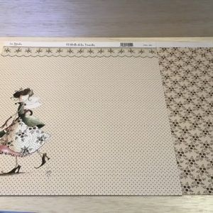 Papel Scrap 30 x 30 , las primulas