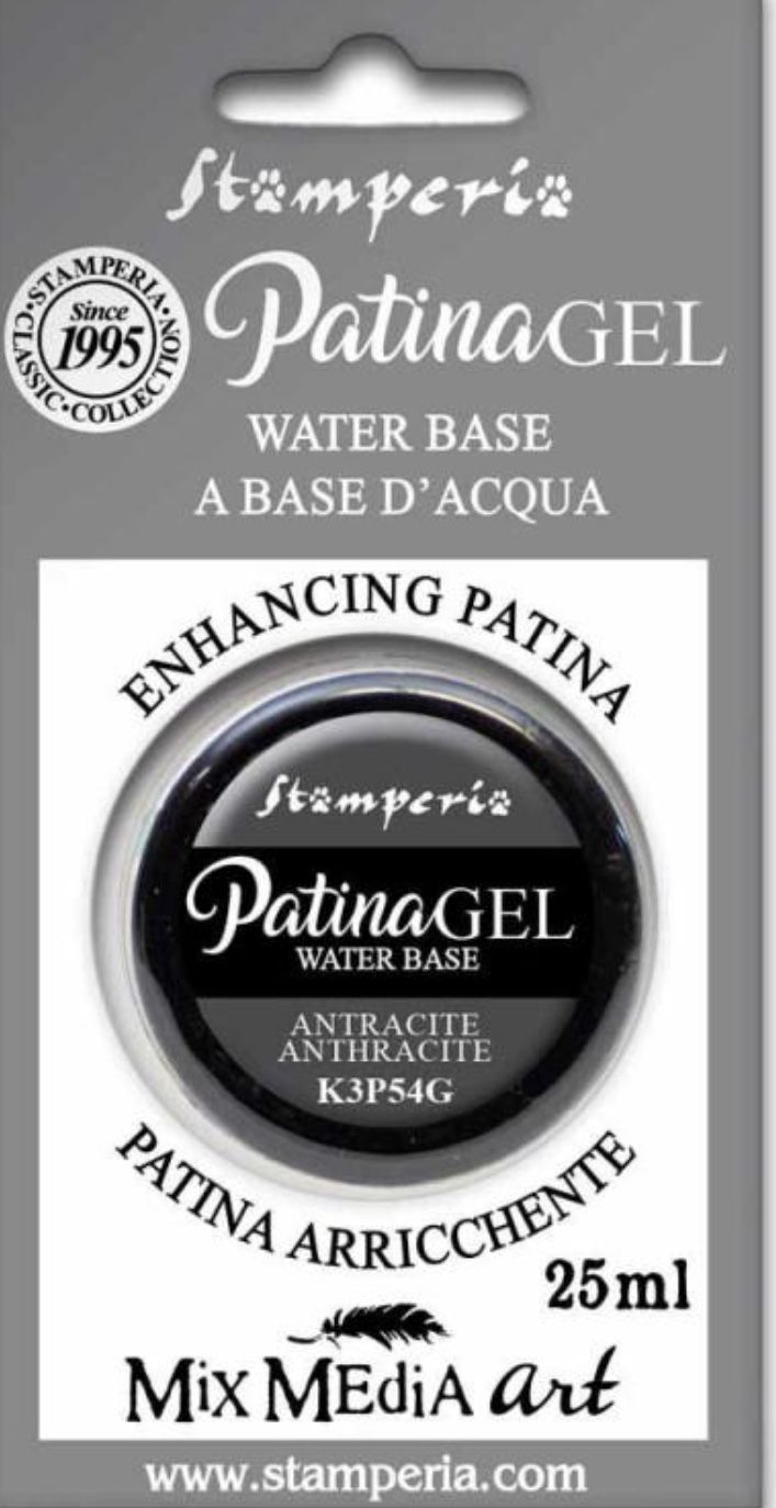 Pátina gel antracita, K3P54G, Stamperia