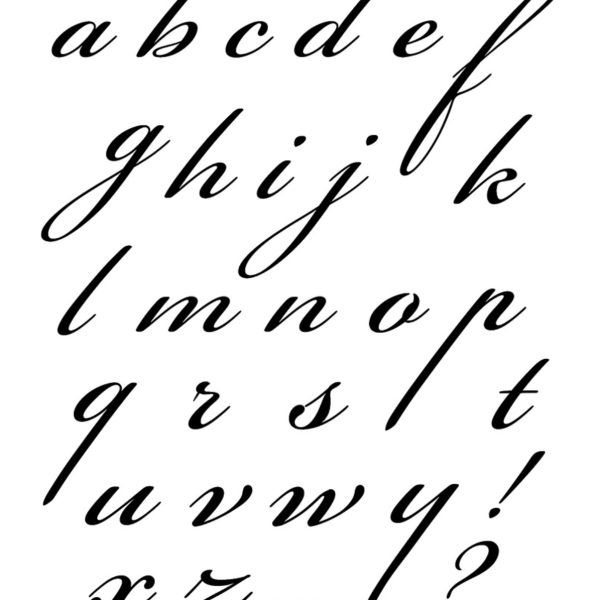 Sello abecedario Stamperia, WTKCC119