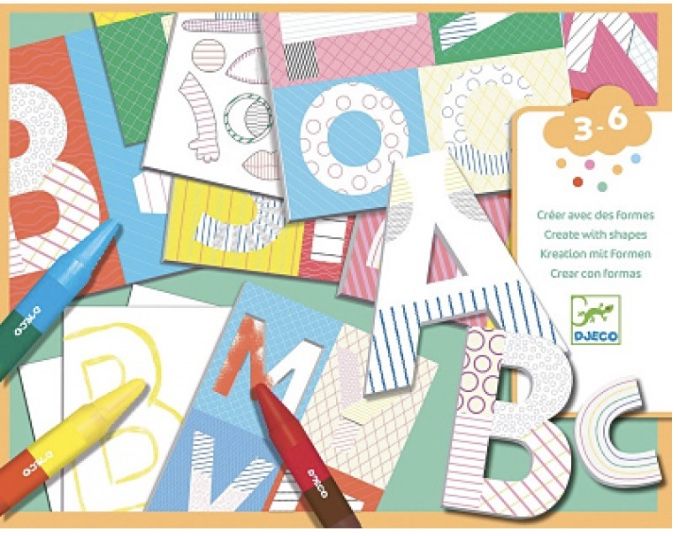 Letras para crear, 3-6 años, DJO 8998