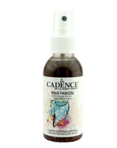 Pintura para Tela en Spray, YOUR FASHION, marrón, 100 ml, YF1118, Cadence