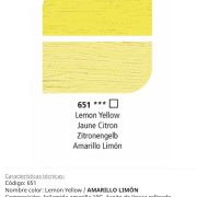 Pintura óleo Lemon Yellow/ Amarillo Limón