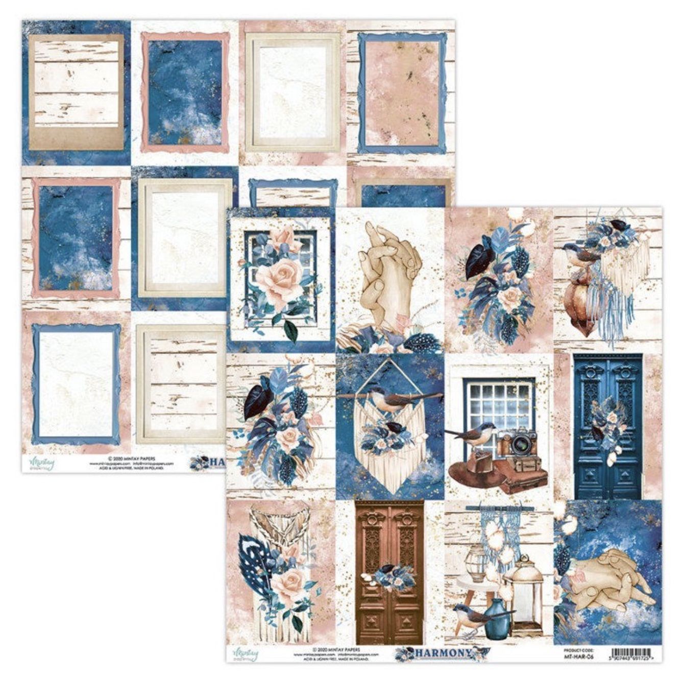 Colección scrap HARMONY , 30 x 30