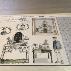 Papel de Scrap,30 x 30, Ellos celebran su comunión