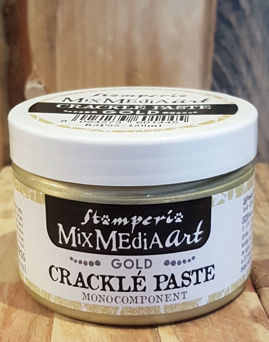 Pasta de craquelar oro