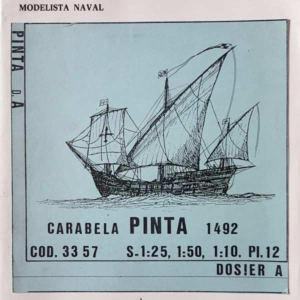 Planos Carabela Pinta (1492) E 1:10, 25, 50