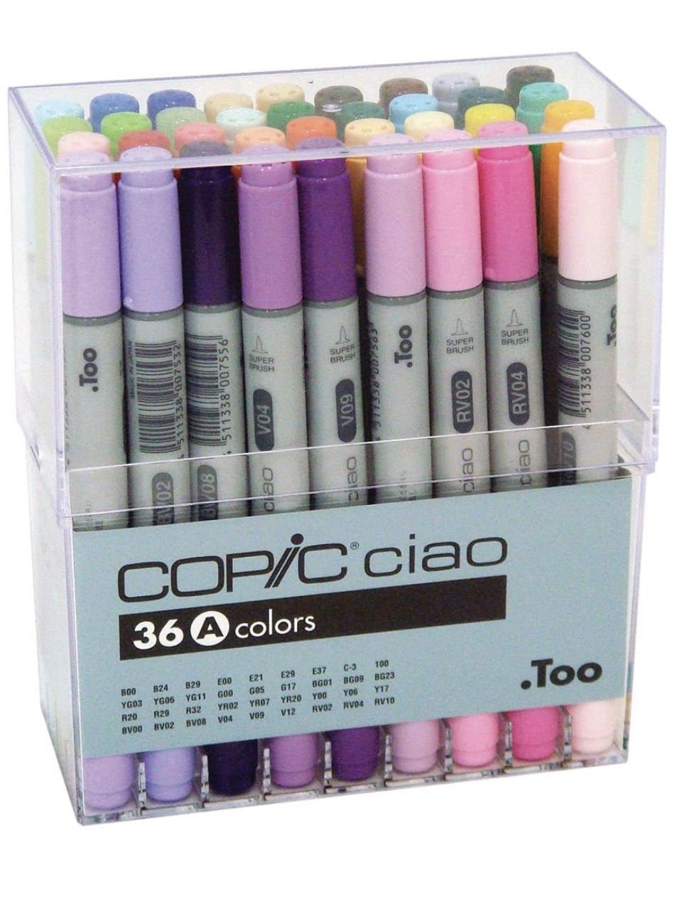 Rotuladores Copic, Ciao 36 A colors