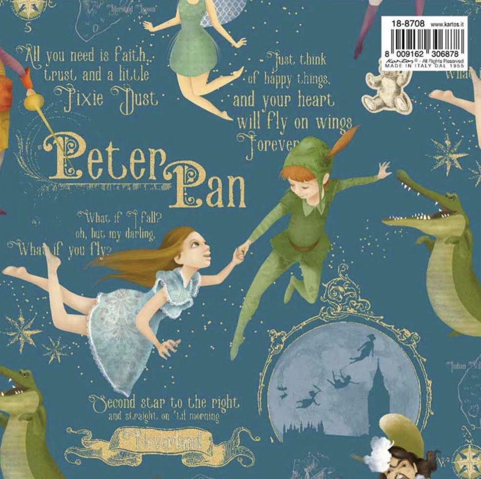 Papel decoupage Peter Pan , Kartos , 70 x 100