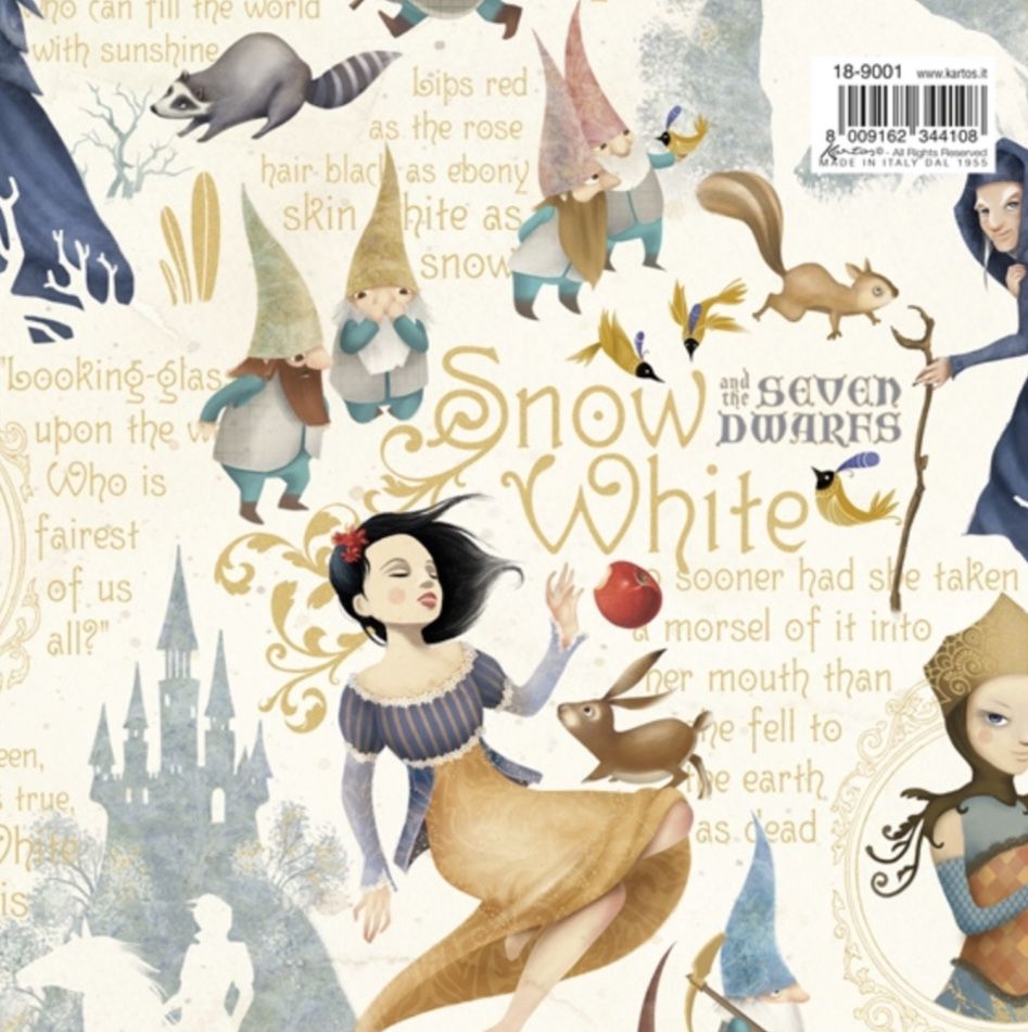 Papel decoupage KARTOS, Blancanieves, 70 x 100