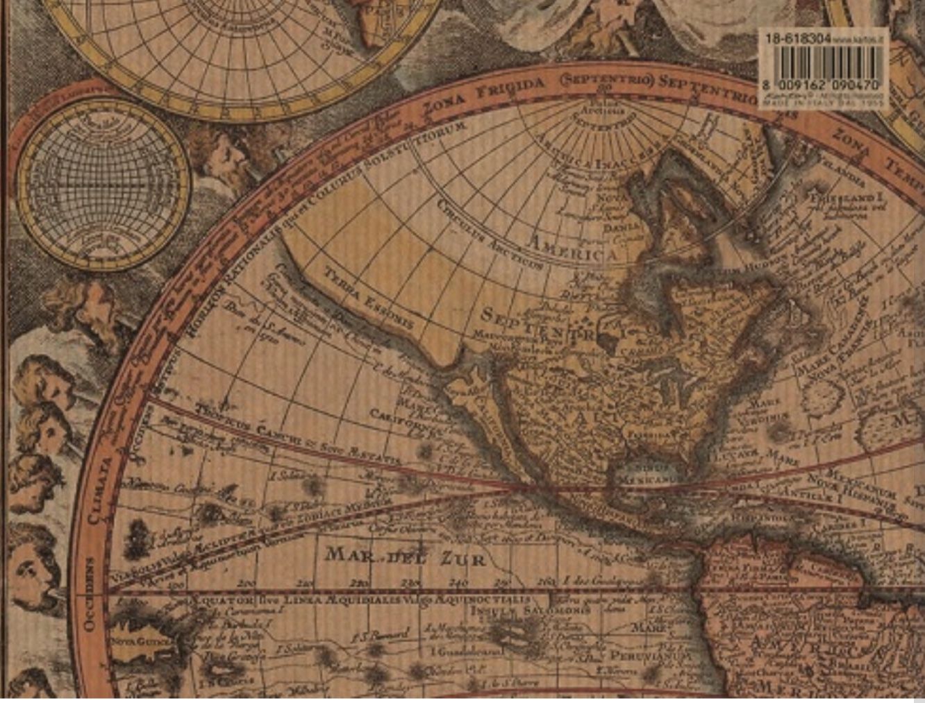 Papel KARTOS, MAPPAMONDI, 70 x 100, 6183