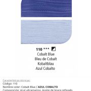 Pintura óleo, Cobalt Blue/azul cobalto, 110 , 38 ml , Daler Rowney