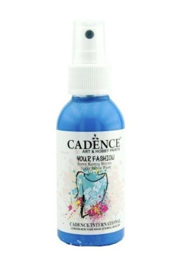 Pintura para Tela en Spray YOUR FASHION, azul mar, YF1109, 100ml, Cadence