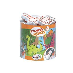 Sellos dinosaurios , Aladine 85123 + 3 años