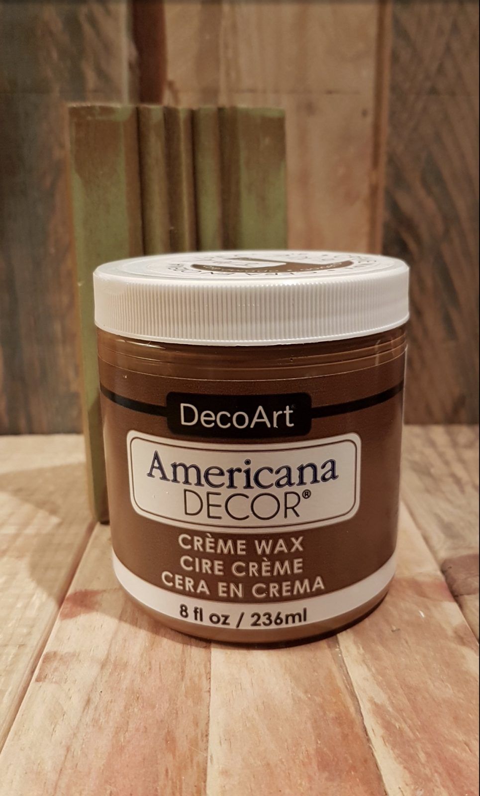 Cera en crema marrón