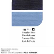 Pintura óleo prussian blue/azul de Prusia , 38 ml, Graduate Oil, Daler Rowney