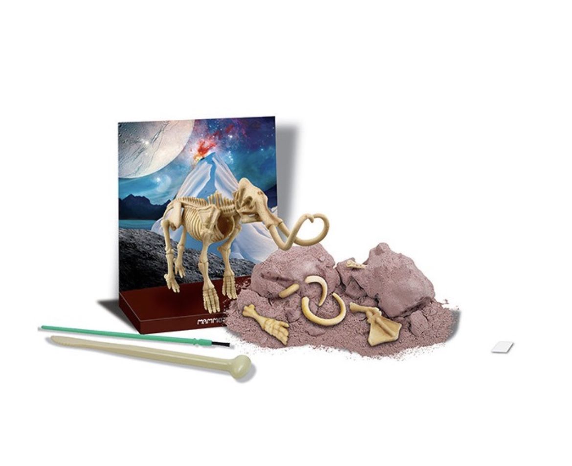 Mammoth, dig a mammoth skeleton, +8años, 4M