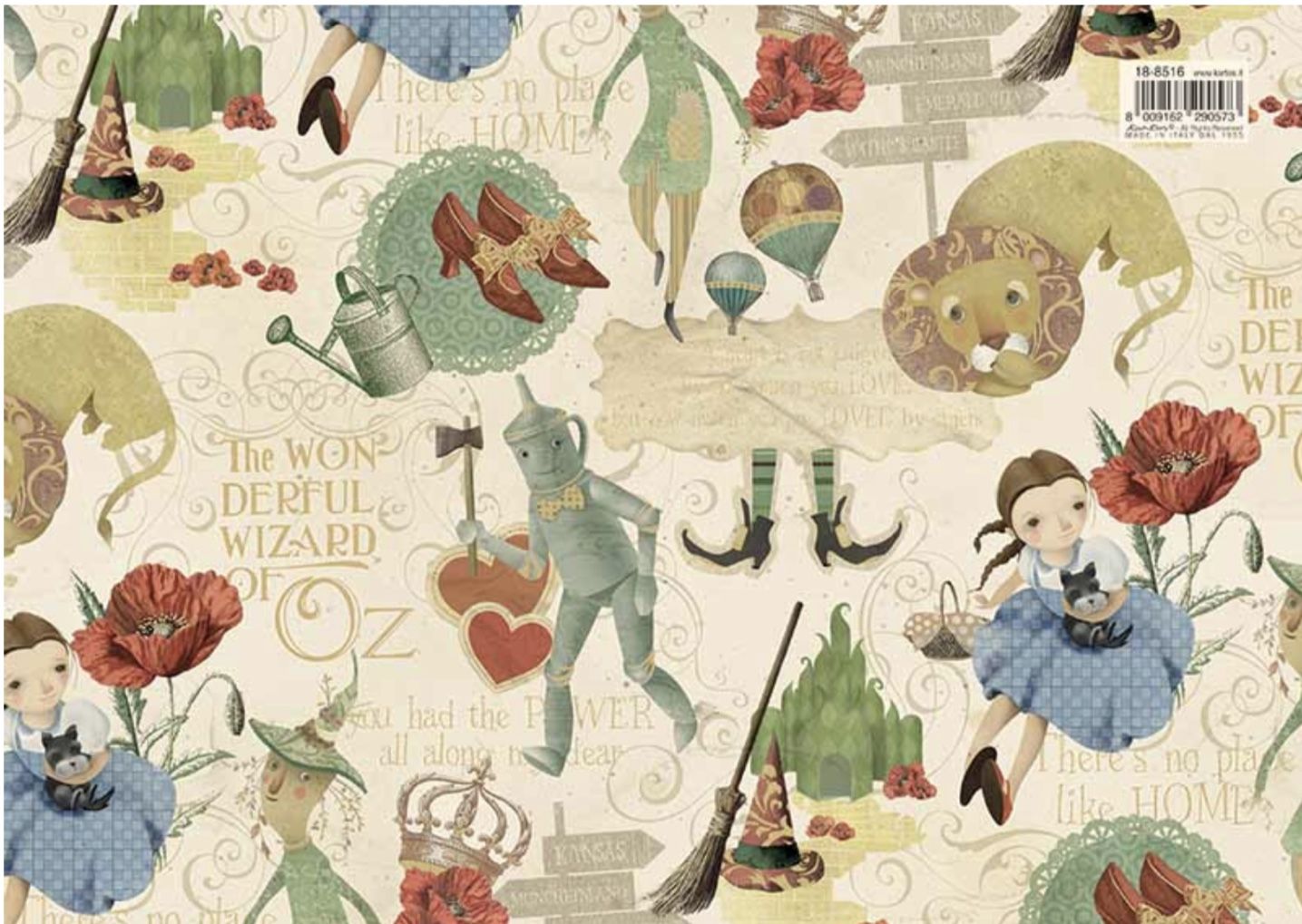 Papel decoupage KARTOS, El mago de Oz, 70 x 100