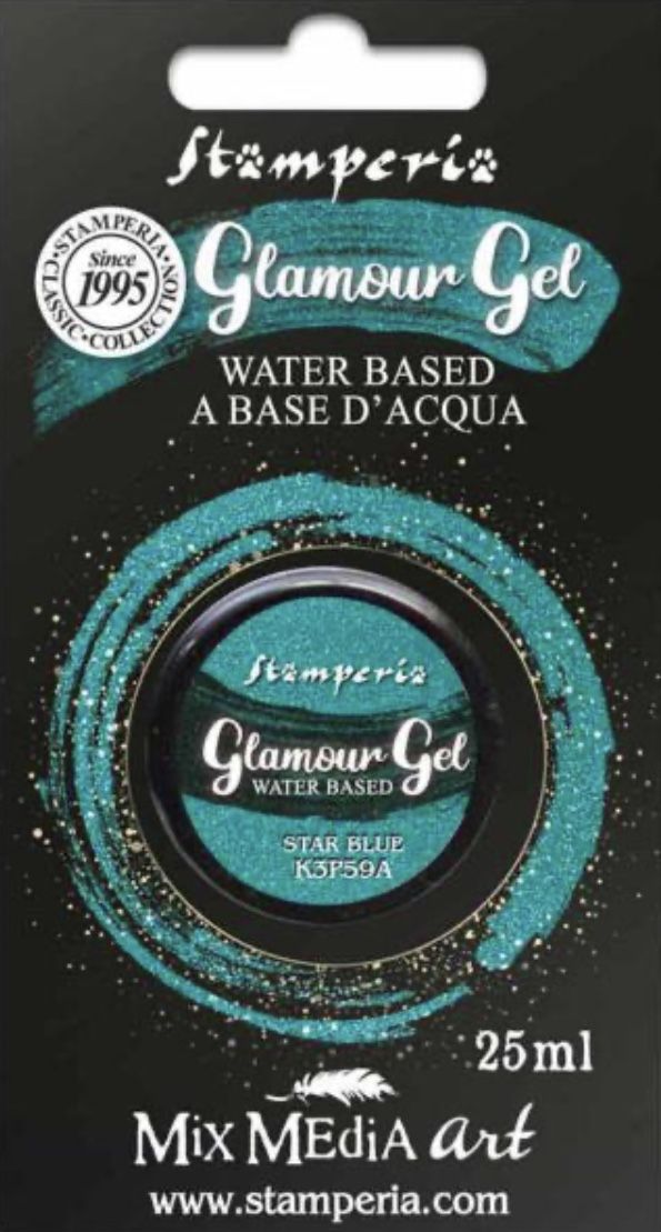 Glamour gel, start blue, K3P59A, Stamperia