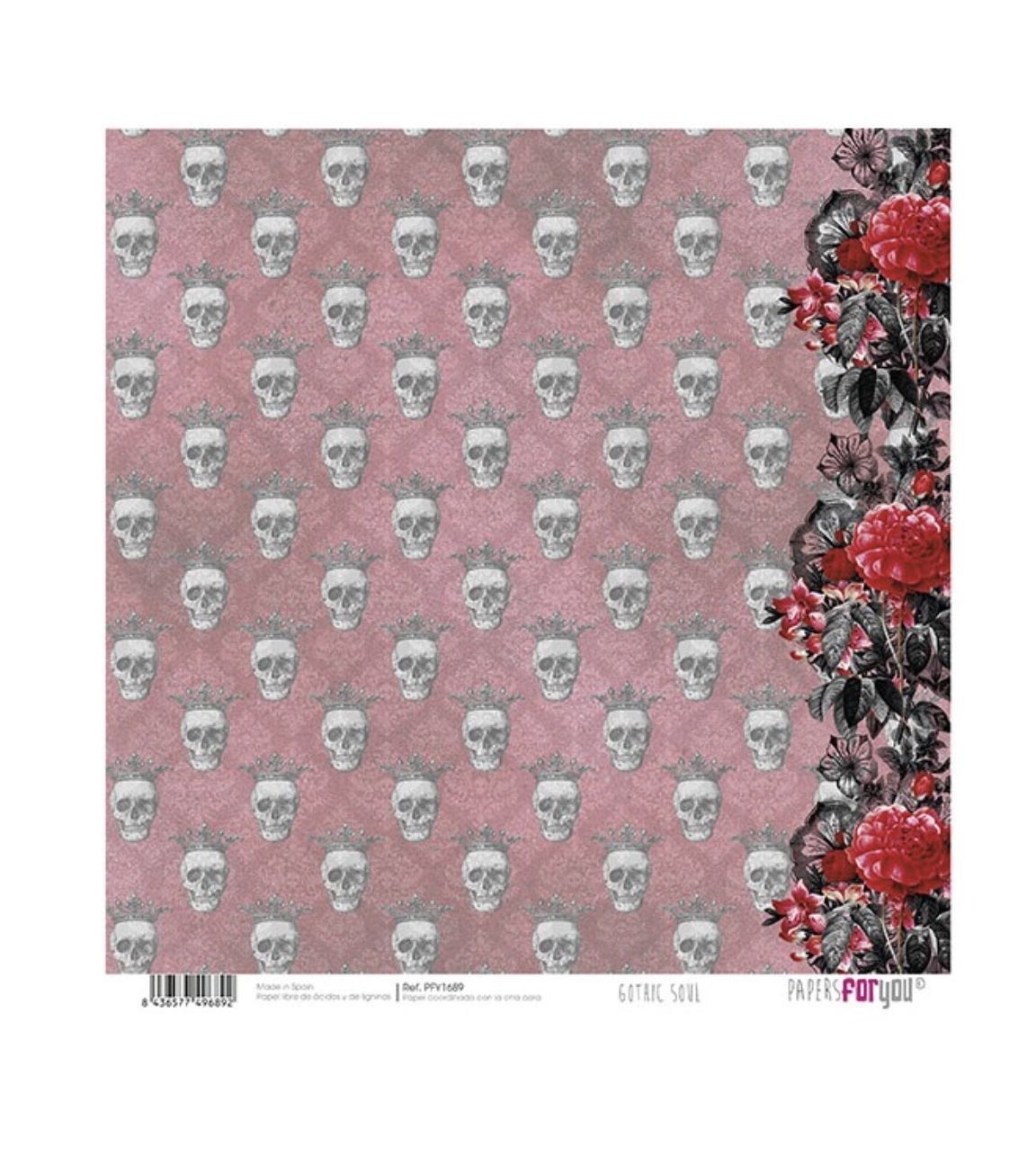 Colección scrap Gothic Soul Collection, papersforyou, 30 x 30 ,