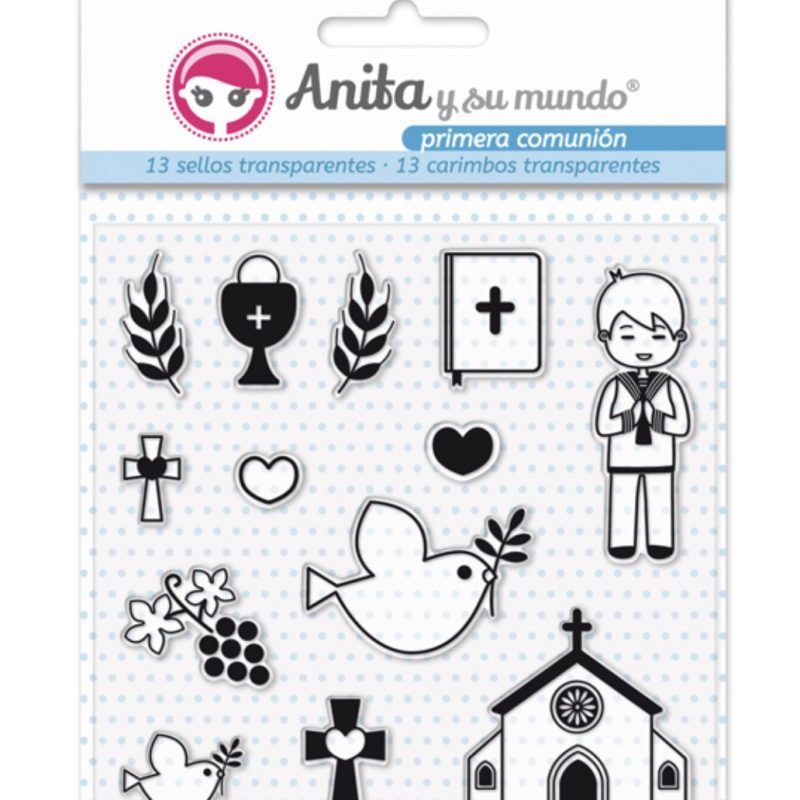 Sello comunión niño, Anita y su mundo