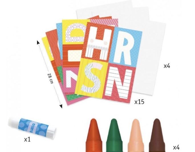 Letras para crear, 3-6 años, DJO 8998