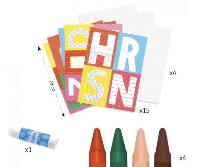 Letras para crear, 3-6 años, DJO 8998